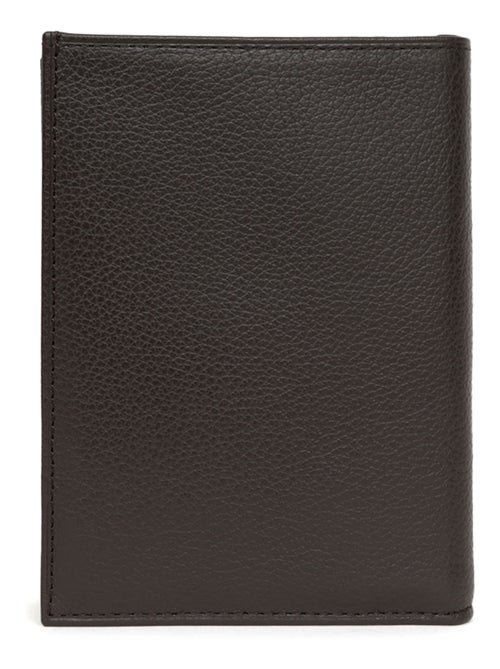Cartera europea - 2 pliegues - cuero confort hexagona - Kiabi