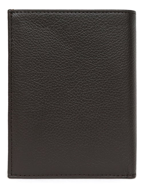 Cartera europea - 2 pliegues - cuero confort hexagona - Kiabi