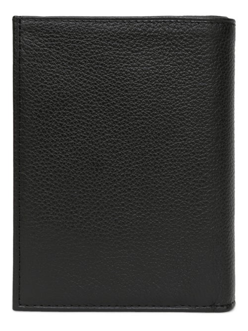 Cartera europea - 2 pliegues - cuero confort hexagona - Kiabi