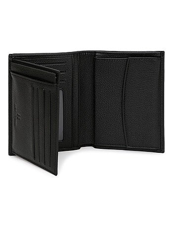 Cartera europea - 2 pliegues - Cuero CONFORT