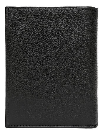 Cartera europea - 2 pliegues - Cuero CONFORT