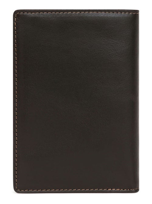 Cartera europea - 2 pliegues - cuero félin hexagona - Kiabi