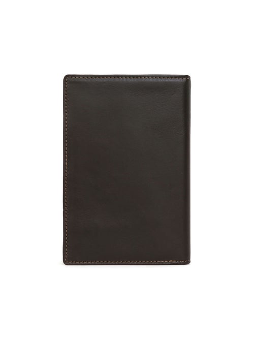 Cartera europea - 2 pliegues - cuero félin hexagona - Kiabi