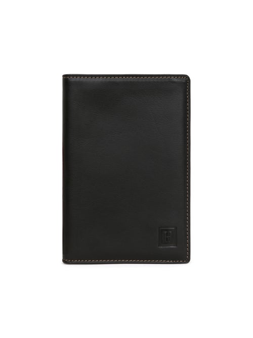 Cartera europea - 2 pliegues - cuero félin hexagona - Kiabi