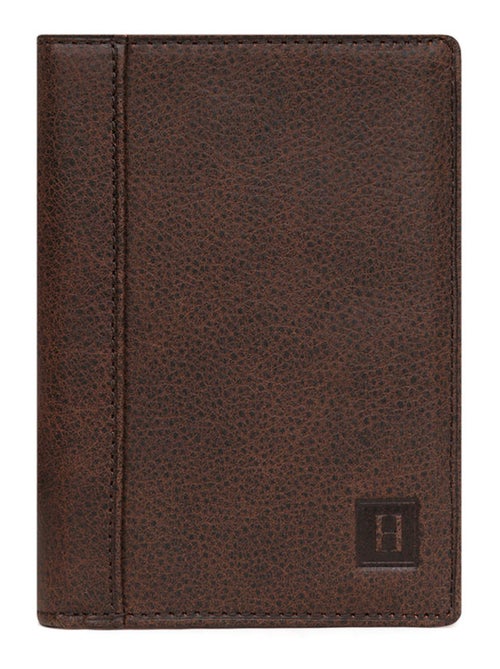 Cartera europea - 2 pliegues - cuero instinct hexagona - Kiabi