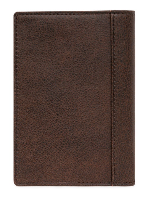 Cartera europea - 2 pliegues - cuero instinct hexagona - Kiabi