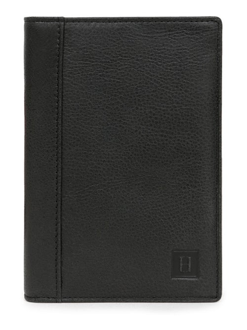 Cartera europea - 2 pliegues - cuero instinct hexagona - Kiabi