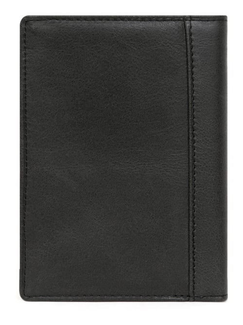Cartera europea - 2 pliegues - cuero instinct hexagona - Kiabi