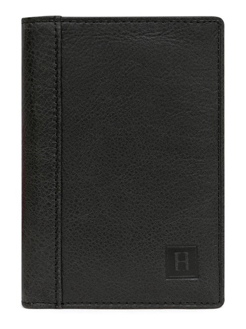 Cartera europea - 2 pliegues - cuero instinct hexagona - Kiabi