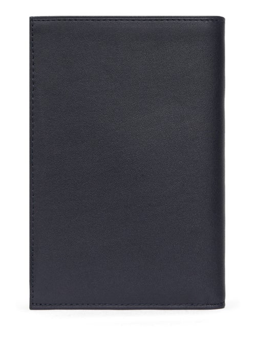 Cartera europea - 2 pliegues - cuero soft hexagona - Kiabi
