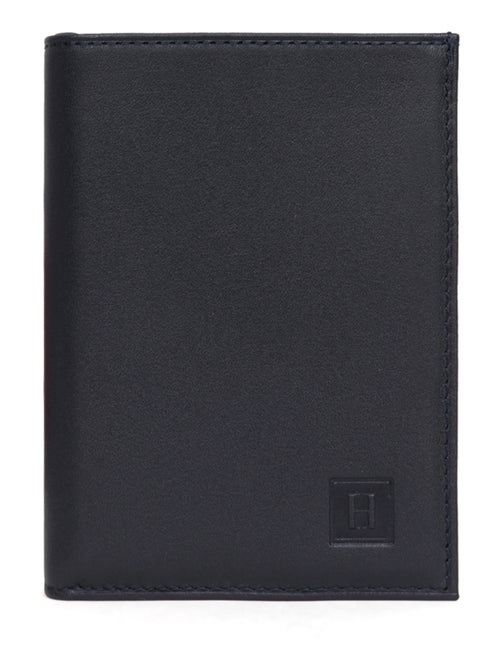 Cartera europea - 2 pliegues - cuero soft hexagona - Kiabi