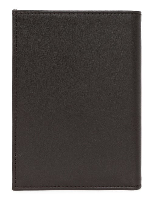 Cartera europea - 2 pliegues - cuero soft hexagona - Kiabi