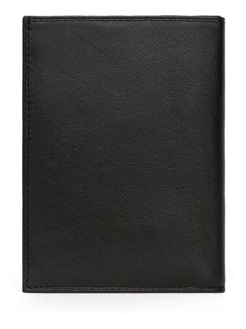 Cartera europea - 2 pliegues - cuero soft hexagona - Kiabi