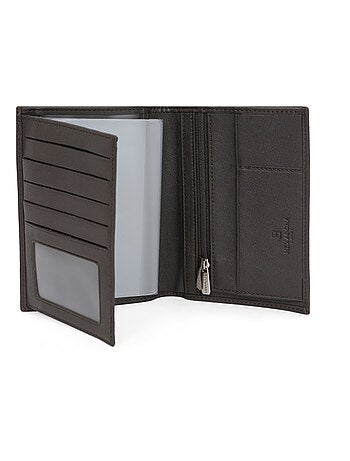 Cartera europea - 2 pliegues - Cuero SOFT