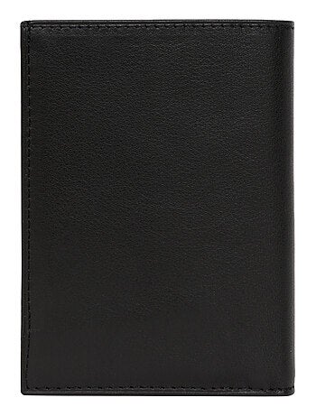 Cartera europea - 2 pliegues - Cuero SOFT