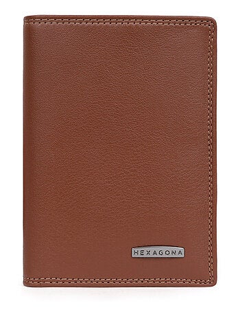Cartera europea - 2 pliegues - Detener RFID - Cuero SENSATION