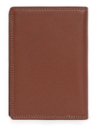Cartera europea - 2 pliegues - Detener RFID - Cuero SENSATION