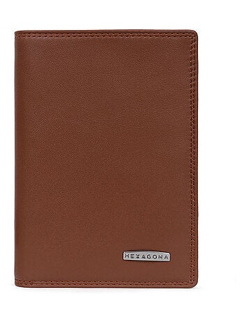 Cartera europea - 2 pliegues - Detener RFID - Cuero SENSATION