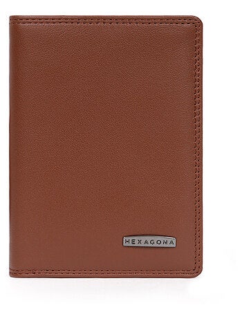 Cartera europea - 2 pliegues - Detener RFID - Cuero SENSATION