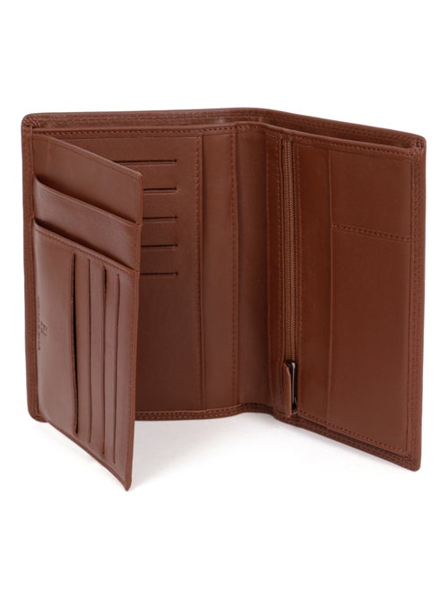 Cartera europea - 2 pliegues - detener rfid - cuero sensation hexagona - Kiabi Cartera europea - 2 pliegues - detener rfid - cuero sensation hexagona - Kiabi