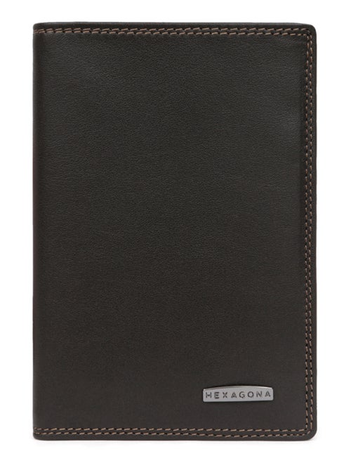 Cartera europea - 2 pliegues - detener rfid - cuero sensation hexagona - Kiabi Cartera europea - 2 pliegues - detener rfid - cuero sensation hexagona - Kiabi