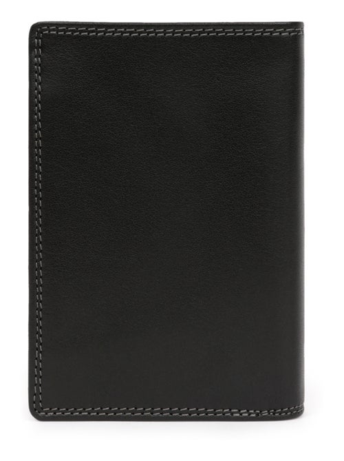 Cartera europea - 2 pliegues - detener rfid - cuero sensation hexagona - Kiabi