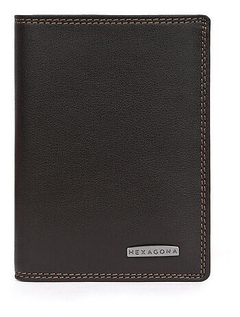 Cartera europea - 2 pliegues - Detener RFID - Cuero SENSATION