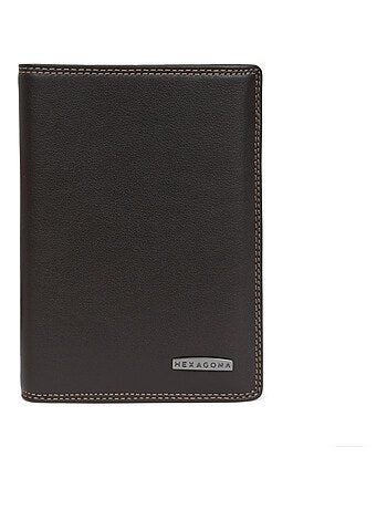 Cartera europea - 2 pliegues - Detener RFID - Cuero SENSATION