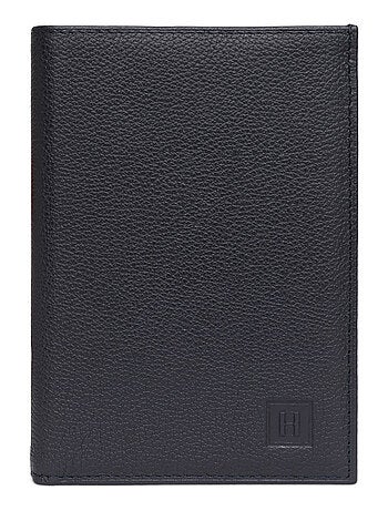 Cartera europea - 3 pliegues - cuero confort hexagona
