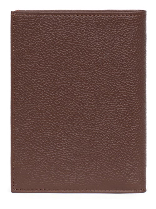 Cartera europea - 3 pliegues - cuero confort hexagona - Kiabi