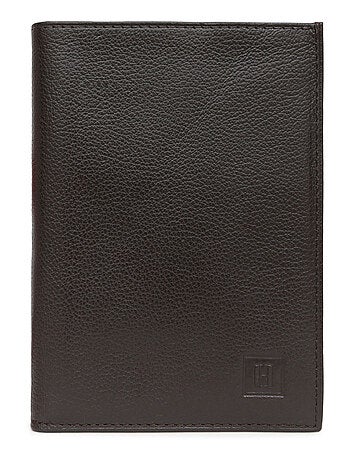 Cartera europea - 3 pliegues - cuero confort hexagona