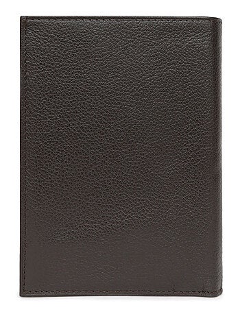 Cartera europea - 3 pliegues - cuero confort hexagona