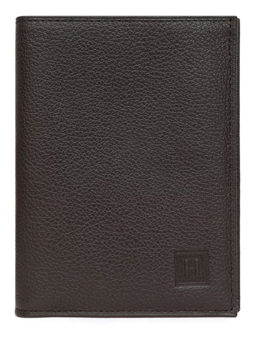 Cartera europea - 3 pliegues - cuero confort hexagona - Kiabi