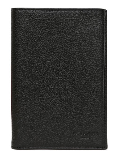 Cartera europea - 3 pliegues - cuero confort hexagona - Kiabi