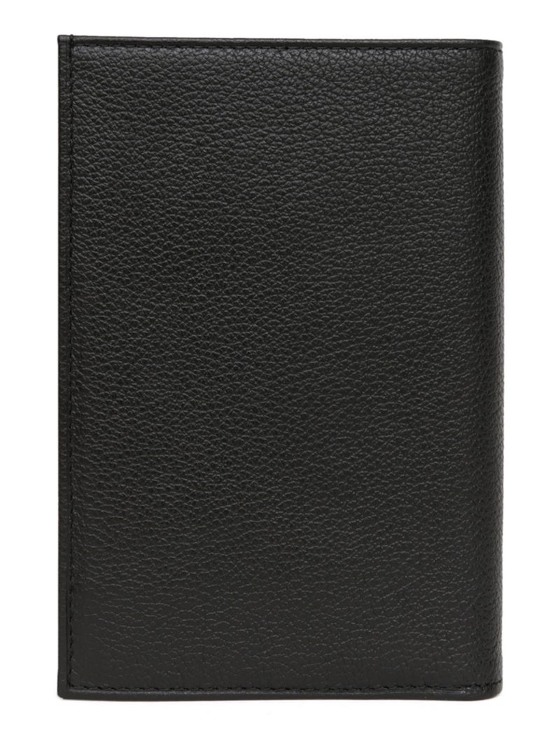 Cartera europea - 3 pliegues - cuero confort hexagona Negro - Kiabi