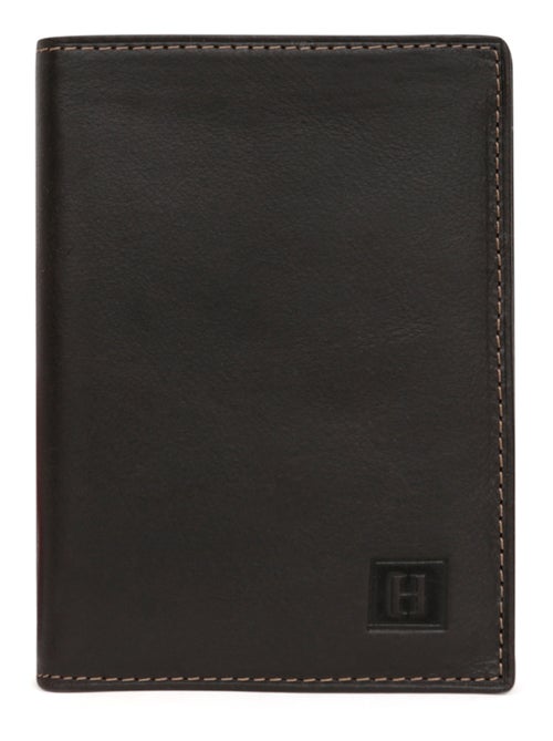 Cartera europea - 3 pliegues - cuero félin hexagona - Kiabi