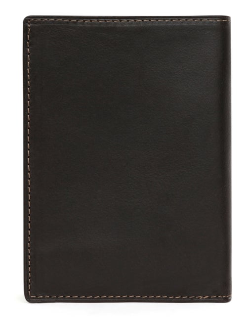 Cartera europea - 3 pliegues - cuero félin hexagona - Kiabi