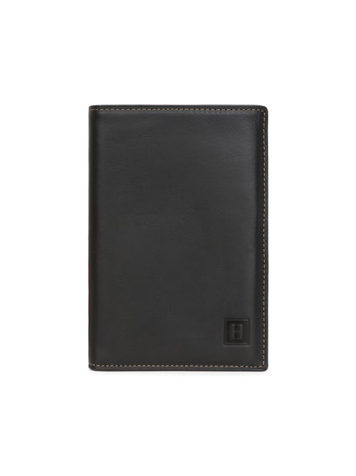 Cartera europea - 3 pliegues - cuero félin hexagona - Kiabi