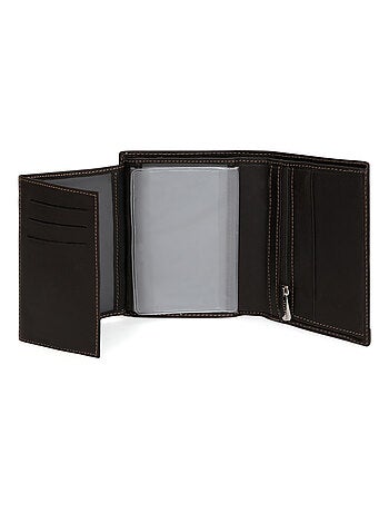 Cartera europea - 3 pliegues - Cuero FÉLIN