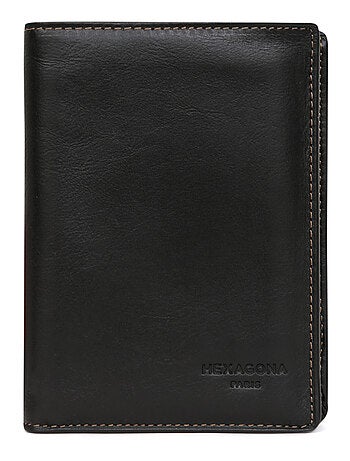 Cartera europea - 3 pliegues - Cuero FÉLIN