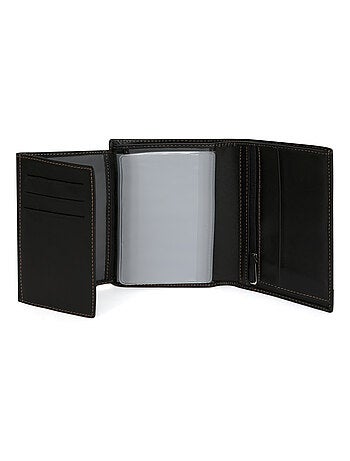 Cartera europea - 3 pliegues - Cuero FÉLIN