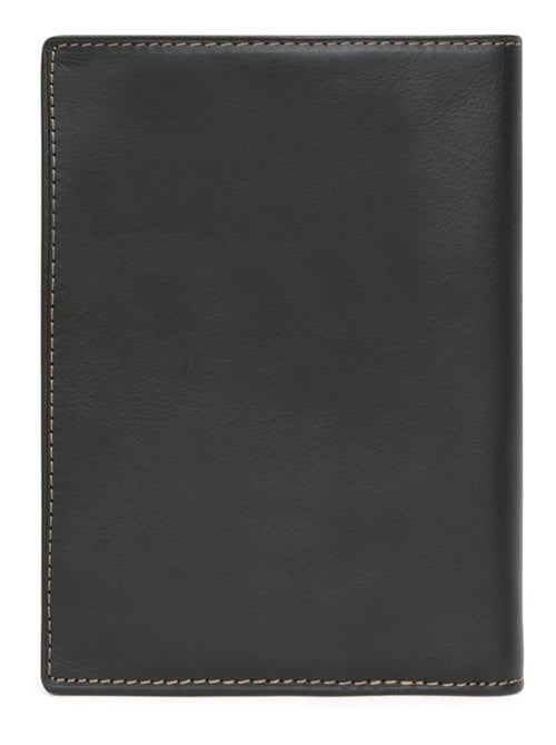 Cartera europea - 3 pliegues - Cuero FÉLIN - Kiabi