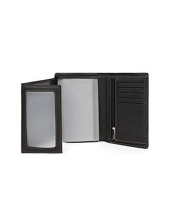 Cartera europea - 3 pliegues - Cuero FÉLIN