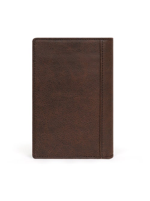 Cartera europea - 3 pliegues - cuero instinct hexagona - Kiabi