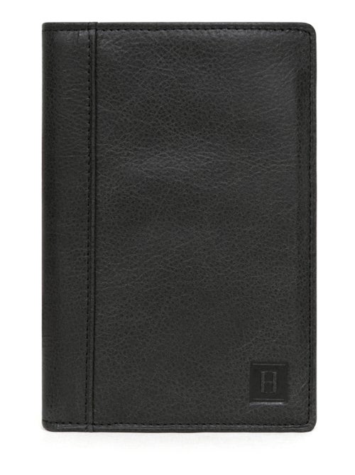 Cartera europea - 3 pliegues - cuero instinct hexagona - Kiabi