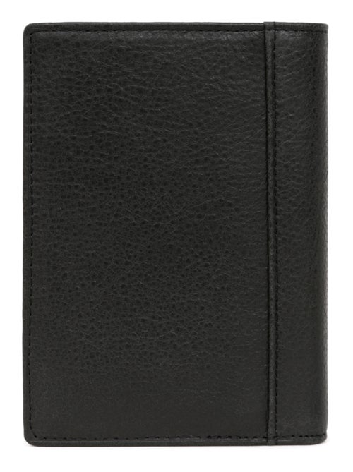 Cartera europea - 3 pliegues - cuero instinct hexagona - Kiabi