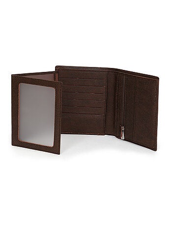 Cartera europea - 3 pliegues - Cuero INSTINCT
