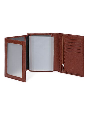 Cartera europea - 3 pliegues - Cuero RÉPUBLIQUE