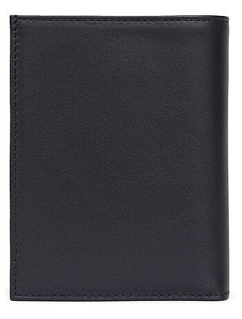 Cartera europea - 3 pliegues - cuero soft hexagona