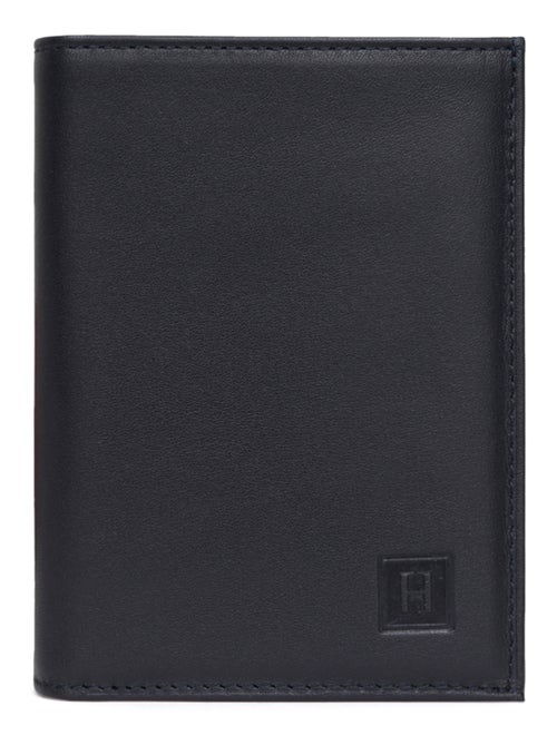 Cartera europea - 3 pliegues - cuero soft hexagona - Kiabi